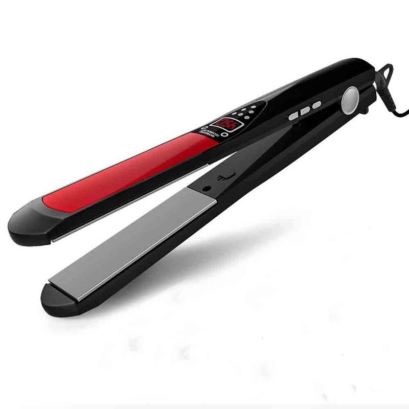 LCD Display plates Flat Iron 1 inch Straightening Irons Styling Tools Professional Hair Straightener 220623
