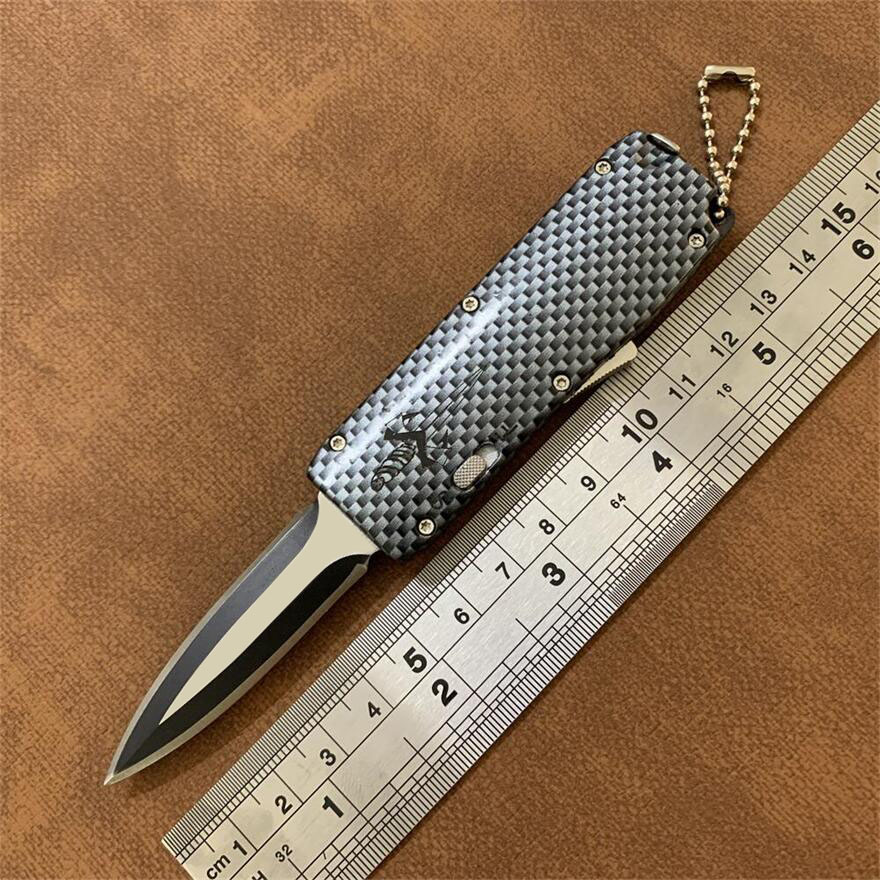 Mini miCro 204P Tech Key buckle knife Carbon fiber Single action Automatic camping A07 C07 Knives
Mini miCro 204P Tech Key buckle knife Carbon fiber Single action Automatic camping A07 C07 Knives