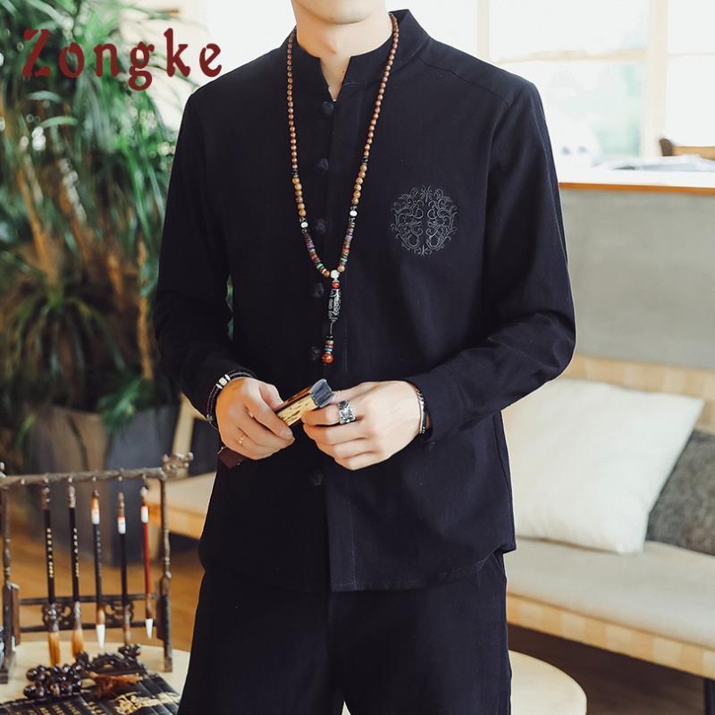 Chinese Style Solid Embroidery Black Shirt Men Fashions Streetwear Harajuku Long Sleeve 5XL Mens Shirts 2022 Men's Casual, Grey
Chinese Style Solid Embroidery Black Shirt Men Fashions Streetwear Harajuku Long Sleeve 5XL Mens Shirts 2022 Men's Casual, Grey