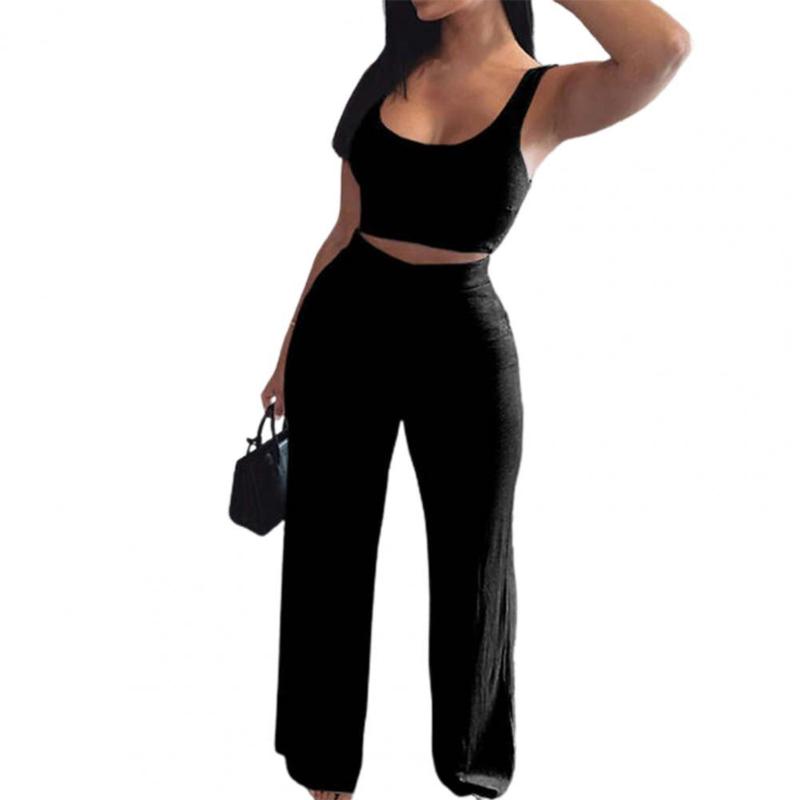 Women's Two Piece Pants Ladies Pant Sets Womem 202 Slim Sexy Sling Navel Exposed Tube Top Flared Legs Set For Daily Life Street Wear Black X
Women's Two Piece Pants Ladies Pant Sets Womem 202 Slim Sexy Sling Navel Exposed Tube Top Flared Legs Set For Daily Life Street Wear Black X