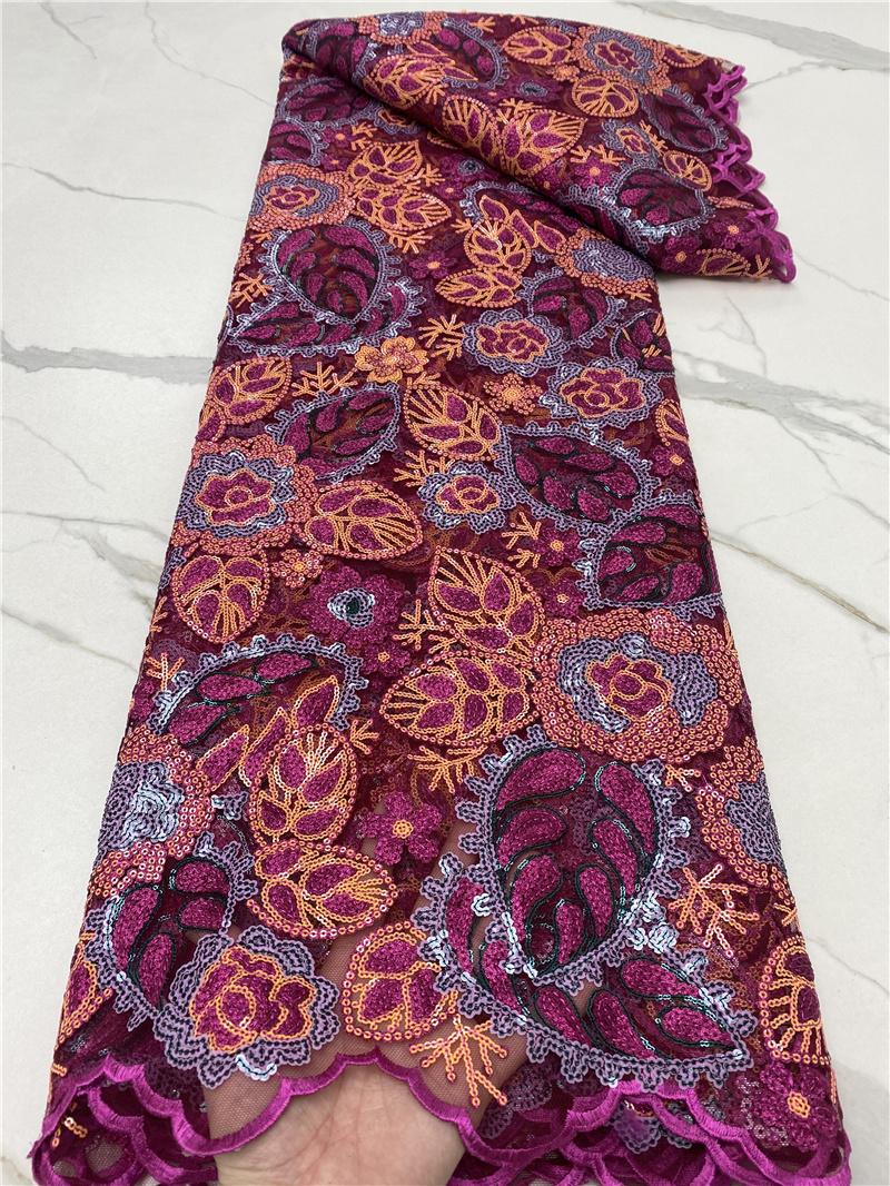 Ribbon PGC African Sequence Lace Fabric 5 Yards High Quality French Tulle Nigerian Wedding Asoebi Dress Sewing YA4701B-2
Ribbon PGC African Sequence Lace Fabric 5 Yards High Quality French Tulle Nigerian Wedding Asoebi Dress Sewing YA4701B-2