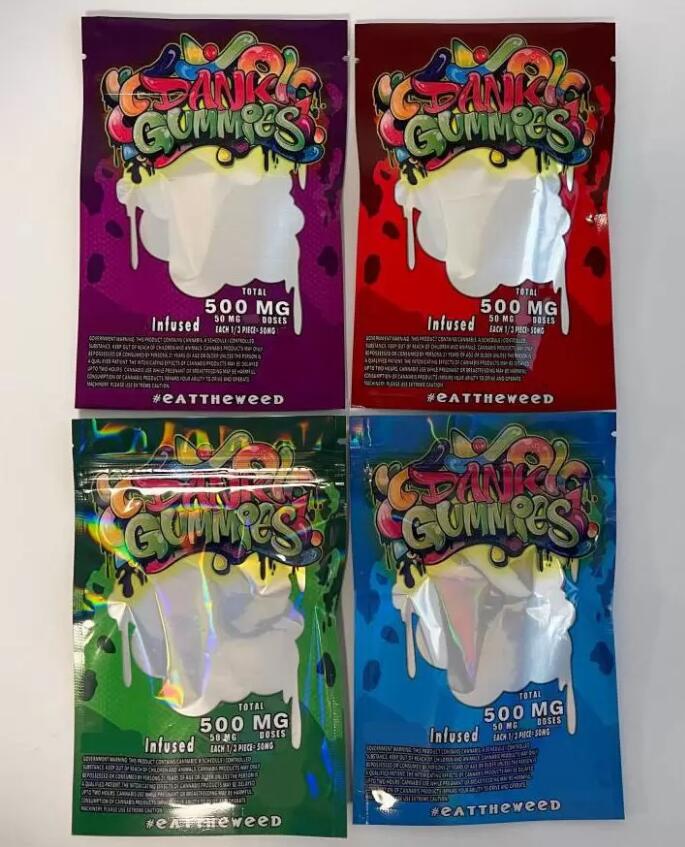 pouch dank gummies mylar bag edibles retail bas 500mg packaging worms bears cubes gummy for packing bags 4x6.1 Inch
pouch dank gummies mylar bag edibles retail bas 500mg packaging worms bears cubes gummy for packing bags 4x6.1 Inch