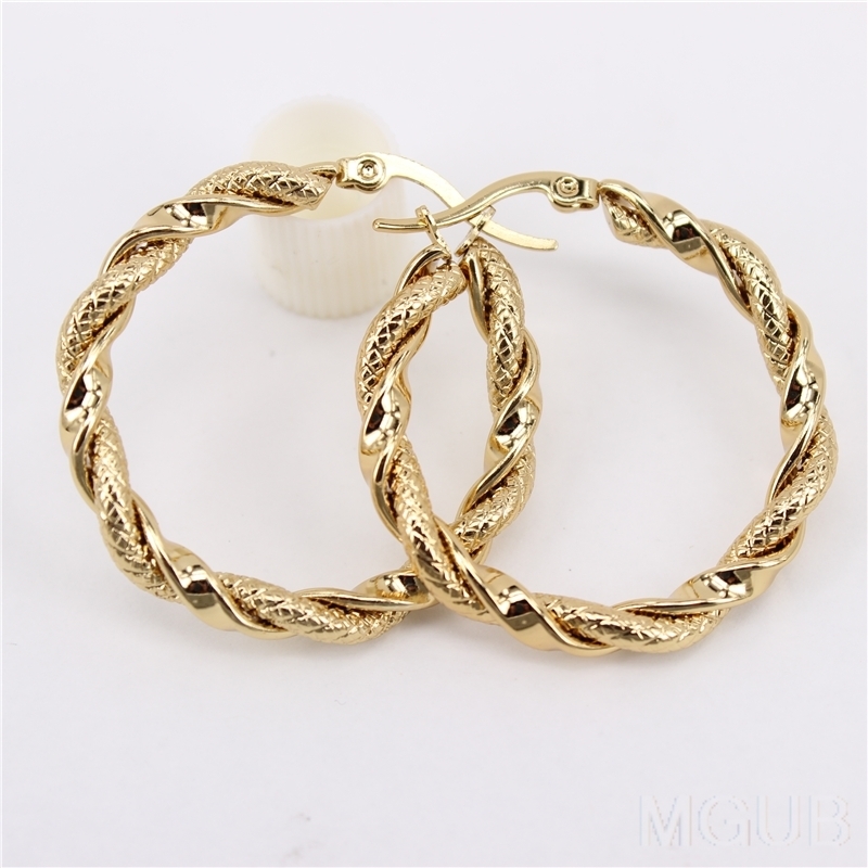 35mm Hoop earrings 4mm stainless steel earring twisted wire Large fashion jewelry Wholesale LH939 220716
35mm Hoop earrings 4mm stainless steel earring twisted wire Large fashion jewelry Wholesale LH939 220716