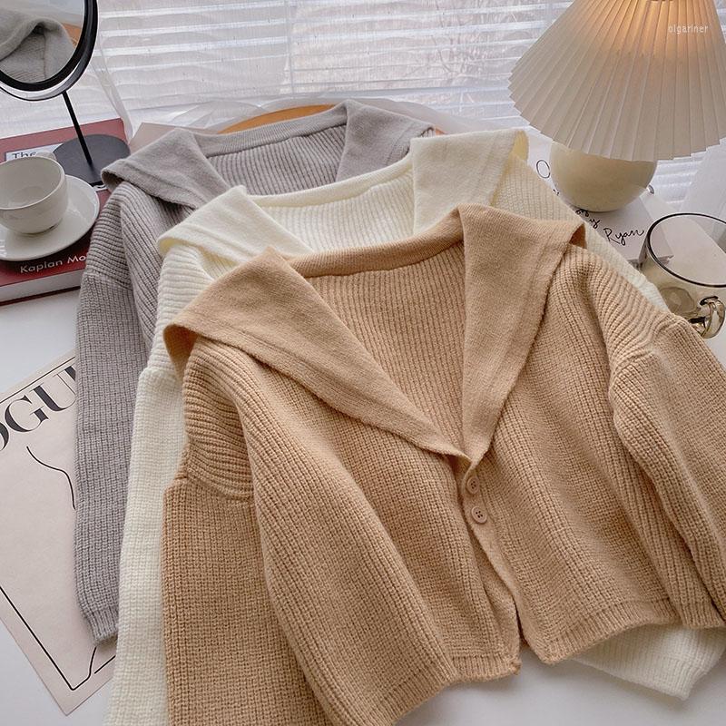Women's Knits & Tees Lazy Vintage Khaki Long Sleeve Sailor Collar Cropped Cardigan Coat 2022 Autumn Grey White Pull Wild Woman SweatersWomen, Gray
Women's Knits & Tees Lazy Vintage Khaki Long Sleeve Sailor Collar Cropped Cardigan Coat 2022 Autumn Grey White Pull Wild Woman SweatersWomen, Gray