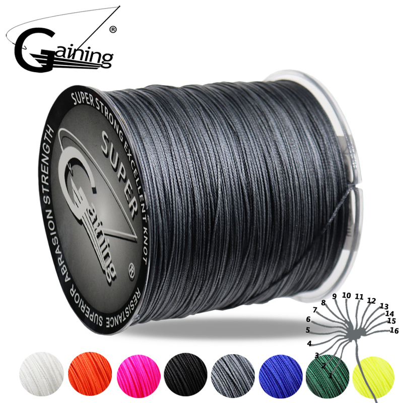 Gaining 16 Strands 300M/327Yds Super Power Braided Fishing Line Duarble 60-310Lbs Superbraid Line Smoother Fishing Line
Gaining 16 Strands 300M/327Yds Super Power Braided Fishing Line Duarble 60-310Lbs Superbraid Line Smoother Fishing Line