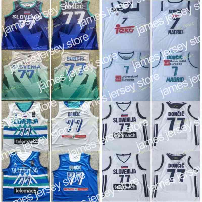 New Mens 2021 Hot Slovenia Luka Doncic #77 Basketball Jerseys Blue Unicersidad Europea #7 Madrid White Jersey Stitched Shirts -XXL, As
New Mens 2021 Hot Slovenia Luka Doncic #77 Basketball Jerseys Blue Unicersidad Europea #7 Madrid White Jersey Stitched Shirts -XXL, As