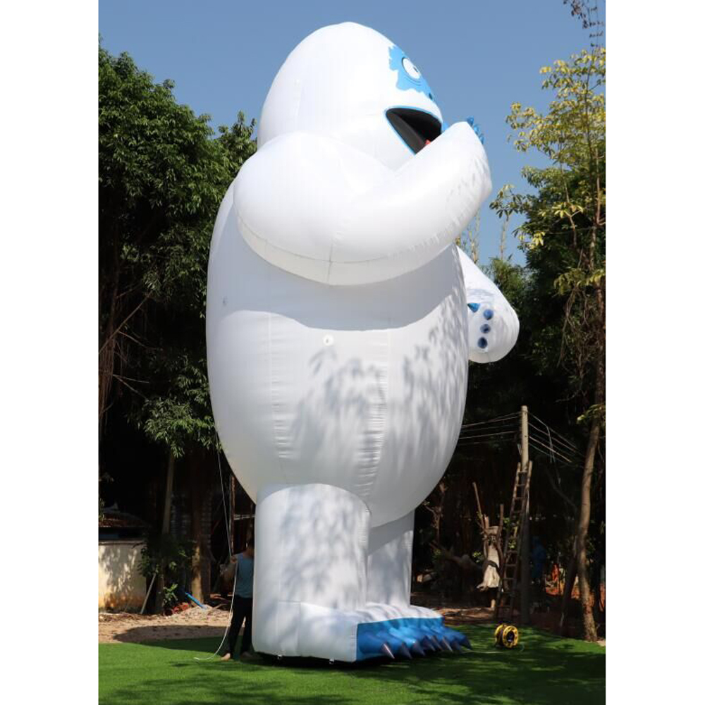 Christmas Decoration Lighted Bumble The Abominable Inflatable Snowman Monster Giant Snow monster For outdoor events