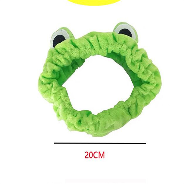 Funny Frog Makeup Headband Wide-brimmed Elastic Hairbands Cute Girls Hair Bands Women Hair Accessories Hairband GC1162