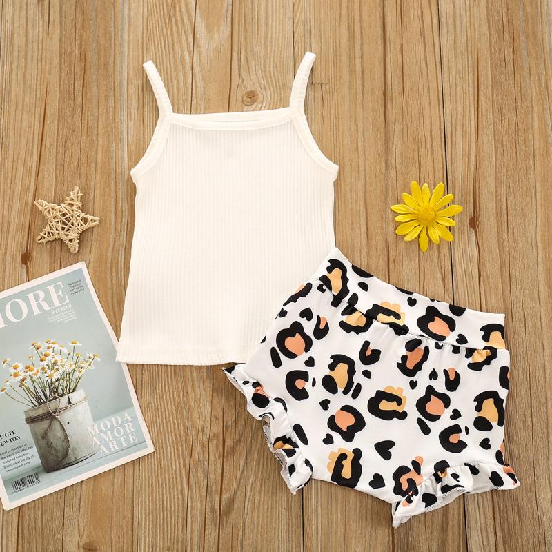 Clothing Sets 12 18 24 Months Summer Baby Girls Suspender Strap Ribbed Vest Leopard Shorts Fashion Infant Outfit Girl ClothesClothing, White
Clothing Sets 12 18 24 Months Summer Baby Girls Suspender Strap Ribbed Vest Leopard Shorts Fashion Infant Outfit Girl ClothesClothing, White