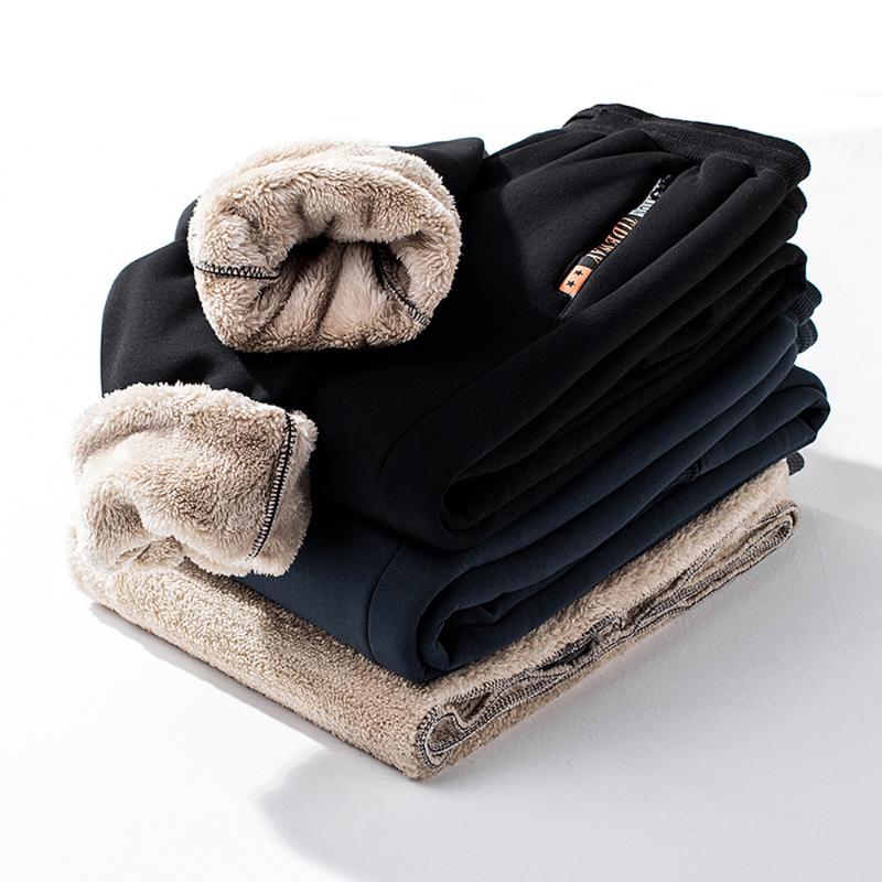 Men's Pants Winter Thick Fur Lined Sweatpants Men Casual Faux Woolen Fleece Jogger Track Plus Size 8XL, Black
Men's Pants Winter Thick Fur Lined Sweatpants Men Casual Faux Woolen Fleece Jogger Track Plus Size 8XL, Black