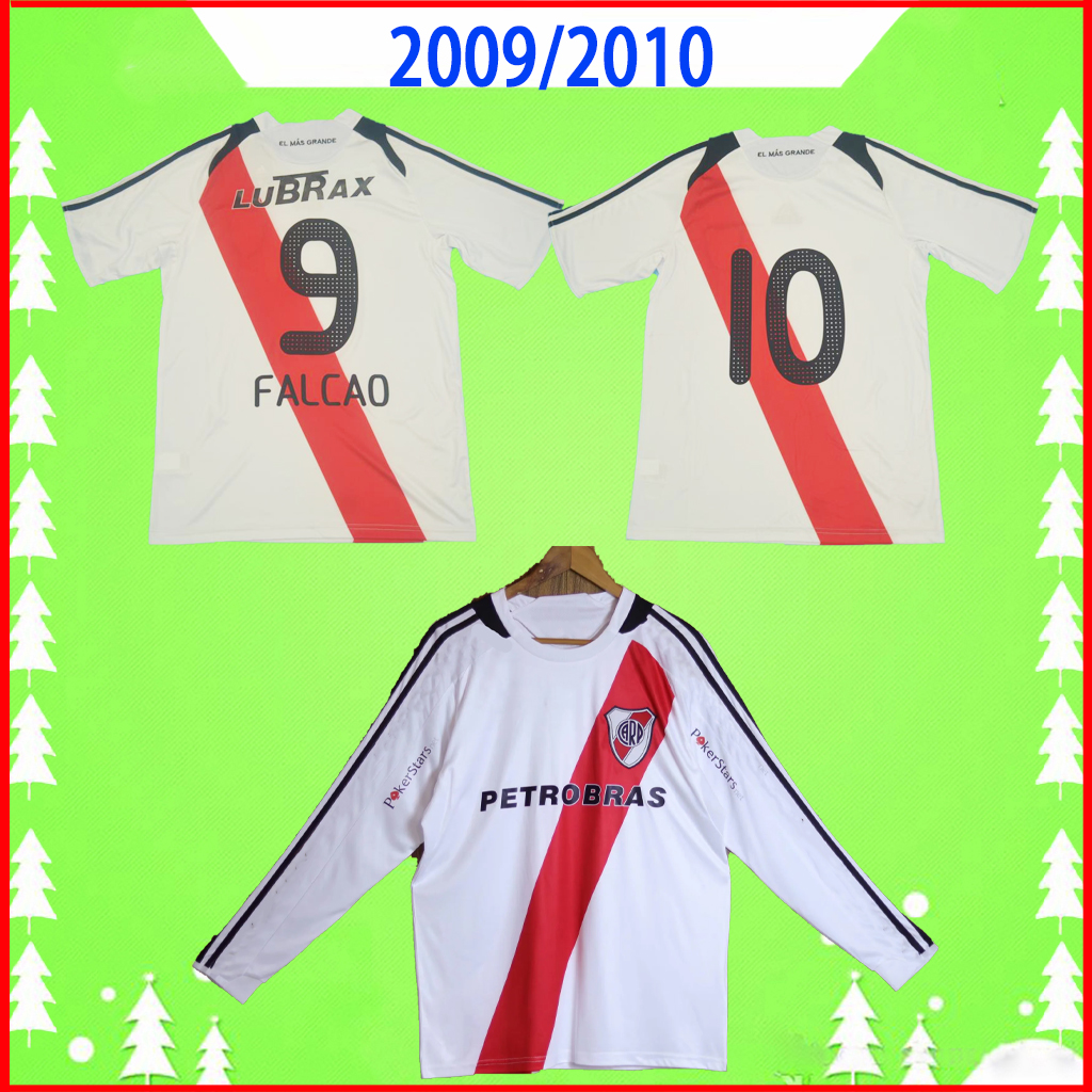 2009 2010 River Plate soccer jerseys retro Julio Cruz classic commemorate football shirt #10 GALLARDO #9 FALCAO Collection versioin vintage uniform long short sleeve, 09/10 long sleeve
2009 2010 River Plate soccer jerseys retro Julio Cruz classic commemorate football shirt #10 GALLARDO #9 FALCAO Collection versioin vintage uniform long short sleeve, 09/10 long sleeve