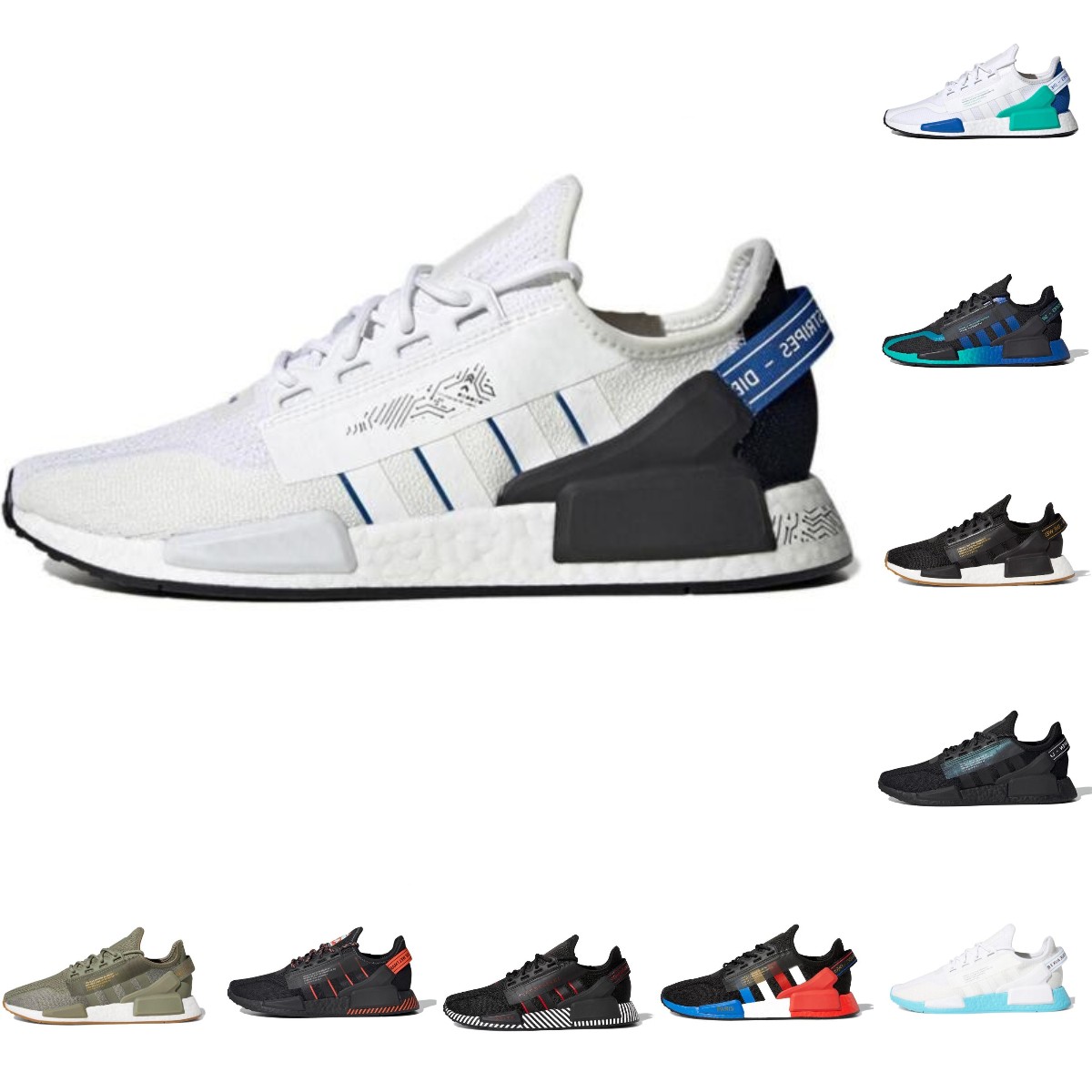 Classic Pharrell Williams x Human Race Hu Trail Sports Shoes Nmd R1 v2 Running For Men Women Aqua Tones Legacy Green Japan White Outdoor Trainers Sports Sneakers, Box
Classic Pharrell Williams x Human Race Hu Trail Sports Shoes Nmd R1 v2 Running For Men Women Aqua Tones Legacy Green Japan White Outdoor Trainers Sports Sneakers, Box