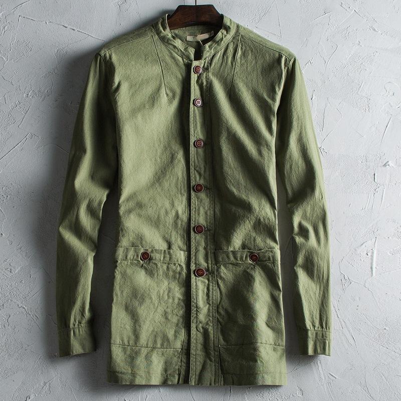 Men's Trench Coats Autumn Chinese Cotton Linen Jacket Oversize Mens Long Sleeve Windbreaker Men Green Button Up Top Male Coat XxxlMen's Kend, Black
Men's Trench Coats Autumn Chinese Cotton Linen Jacket Oversize Mens Long Sleeve Windbreaker Men Green Button Up Top Male Coat XxxlMen's Kend, Black
