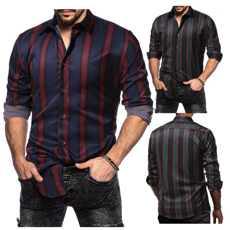 Spring And Autumn Men' Striped Long Sleeve Shirt Slim Fit Business Casual Shirts, Black
Spring And Autumn Men' Striped Long Sleeve Shirt Slim Fit Business Casual Shirts, Black