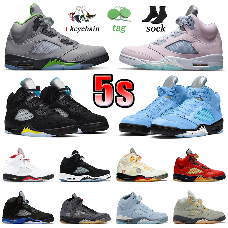 Jumpman 5 Top quality Basketball Shoes for Men Trainers Green Bean off Sail Sports UNC 5s Sneakers Aqua Mars For Her Racer Blue Bird Easter Oreo Muslin What The White, # 40-47 unc
Jumpman 5 Top quality Basketball Shoes for Men Trainers Green Bean off Sail Sports UNC 5s Sneakers Aqua Mars For Her Racer Blue Bird Easter Oreo Muslin What The White, # 40-47 unc