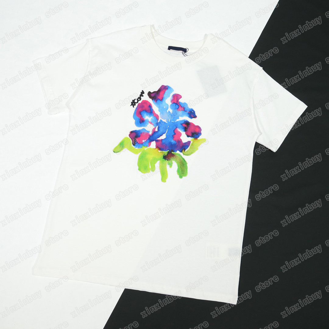 22ss Men Women Designers t shirts tee Graffiti flowers short sleeve Crew Neck Streetwear white black xinxinbuy XS-L
22ss Men Women Designers t shirts tee Graffiti flowers short sleeve Crew Neck Streetwear white black xinxinbuy XS-L