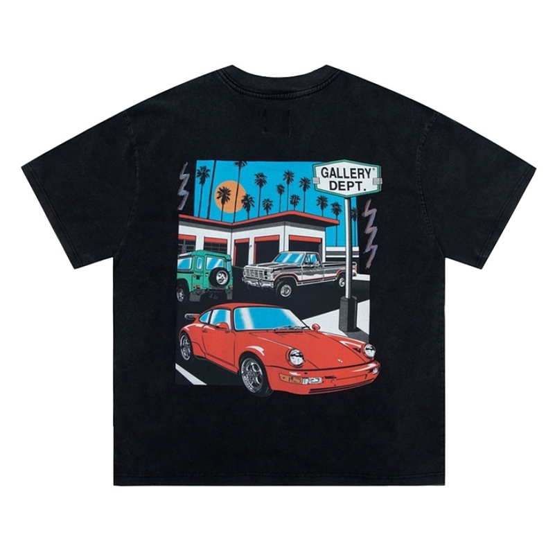 Designer Shirt Gallerydept Car Casual Cartoon Print Short Sleeve Men's Fashion Brand Trend Versatile Ins Loose Round Neck T-shirt, Black
Designer Shirt Gallerydept Car Casual Cartoon Print Short Sleeve Men's Fashion Brand Trend Versatile Ins Loose Round Neck T-shirt, Black