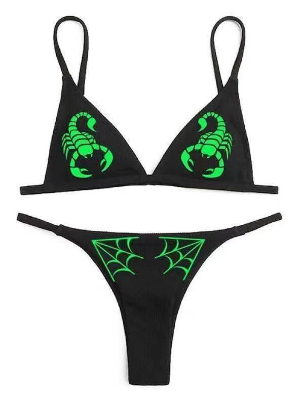 Women' Swimwear Funny Bikini Offset Sexy Curve Skull Bra Swimsuit Thongs Bikinis Women Swim Suits 2 Piece Sets SweamwearWomen, Black
Women' Swimwear Funny Bikini Offset Sexy Curve Skull Bra Swimsuit Thongs Bikinis Women Swim Suits 2 Piece Sets SweamwearWomen, Black