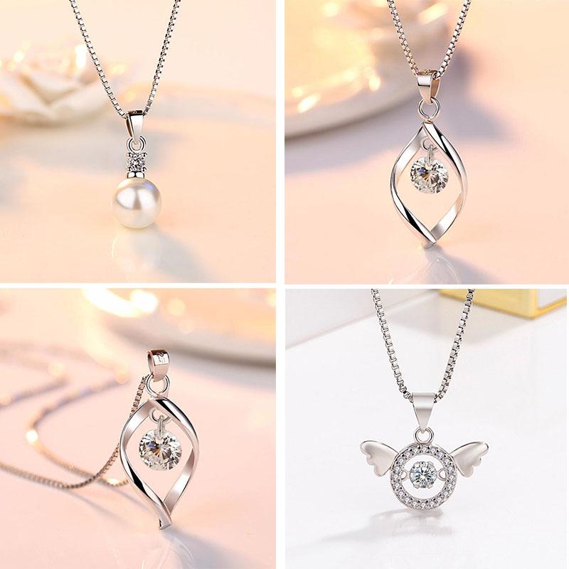 Pendant Necklaces Dainty Zircon Pearl Heart Necklace Women Choker Hollow Geometry Silver Color Copper Chain Wedding Girlfriend Jewelry
Pendant Necklaces Dainty Zircon Pearl Heart Necklace Women Choker Hollow Geometry Silver Color Copper Chain Wedding Girlfriend Jewelry