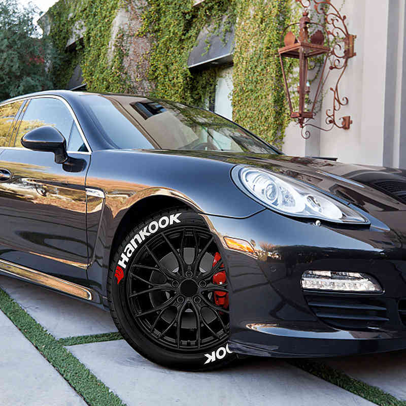 SPEED HUNTERS Tire Letter Sticker 3D rubber waterproof Car Motorcycle Tire Modified Letter Stickers Automotive Interior Supplies Y220609