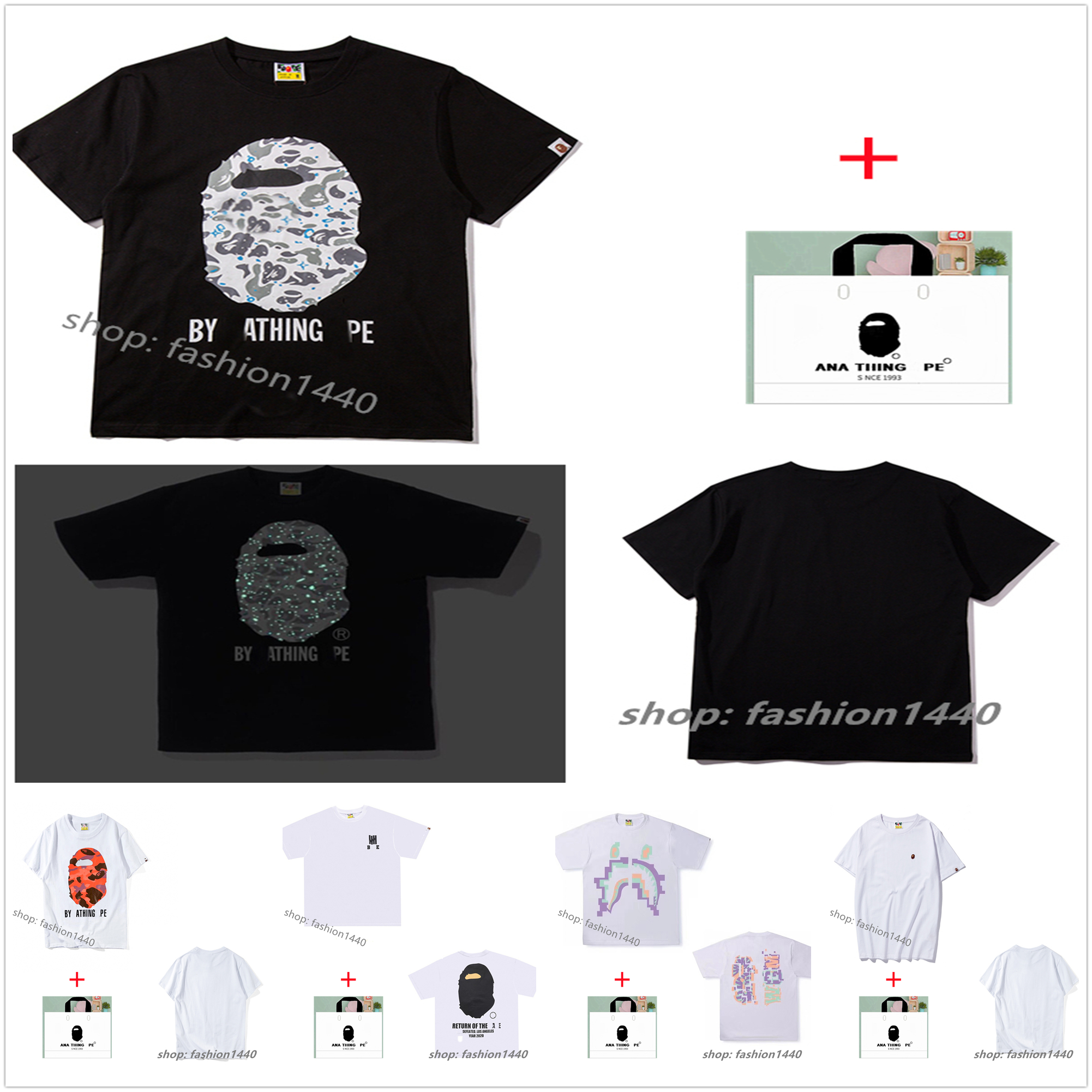 ape men t shirt mens designer t shirts women tshirt tee clothes shark luminous Reflective Fleeces camouflage cartoon print Star stitching t-shirt Anti-Pilling D11, 1 pcs button
ape men t shirt mens designer t shirts women tshirt tee clothes shark luminous Reflective Fleeces camouflage cartoon print Star stitching t-shirt Anti-Pilling D11, 1 pcs button