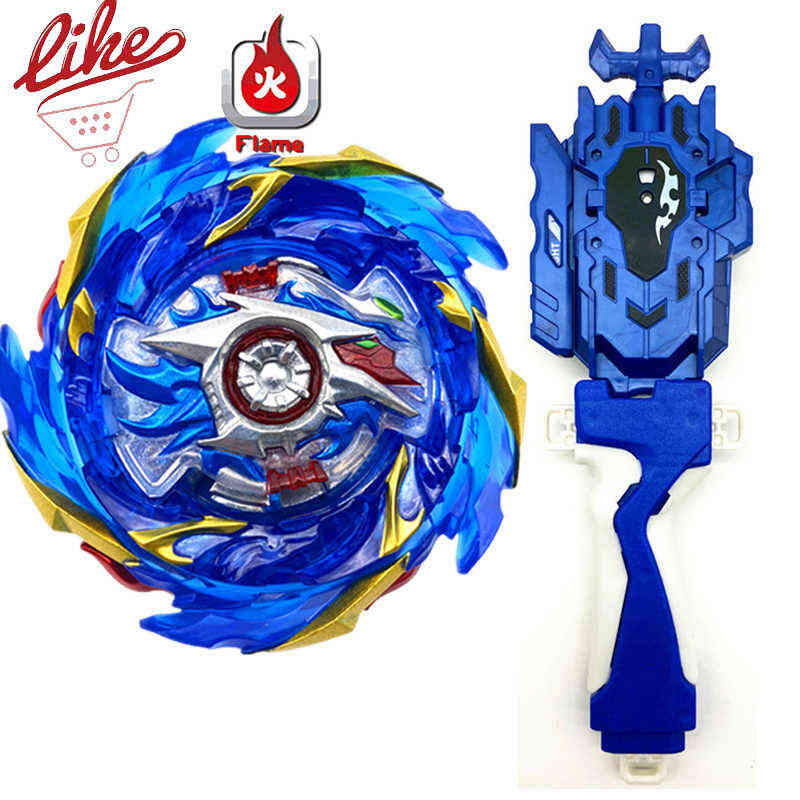 Laike Beyblad Burst Superking Flame B-174 Limit Break DX Set B174 Spinning Top with Launcher Handle Set Toys for Children AA220323