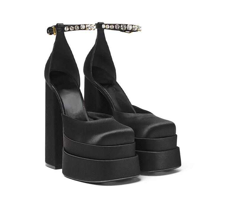 New Women Sandals Summer Shoes Sexy Thick High Heels Platform Black Red Yellow Dress Party Wedding Shoes Woman Pumps
New Women Sandals Summer Shoes Sexy Thick High Heels Platform Black Red Yellow Dress Party Wedding Shoes Woman Pumps