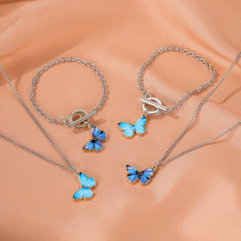 Pendant Necklaces Summer Ins Gradient Butterfly Necklace Color Charm Couple Clavicle Chain BraceletPendant
Pendant Necklaces Summer Ins Gradient Butterfly Necklace Color Charm Couple Clavicle Chain BraceletPendant