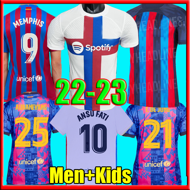 2022 2023 Barcelona soccer jerseys MEMPHIS BARCA camiseta de futbol AUBA PEDRI 22 23 ANSU FATI COUTINHO F.DE JONG DEST DAVI ALVES GAVI ADAMA football shirts men kids kit, Player away
2022 2023 Barcelona soccer jerseys MEMPHIS BARCA camiseta de futbol AUBA PEDRI 22 23 ANSU FATI COUTINHO F.DE JONG DEST DAVI ALVES GAVI ADAMA football shirts men kids kit, Player away