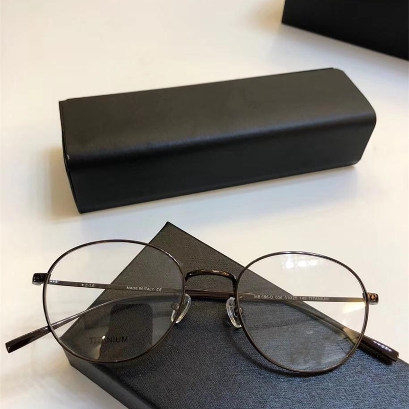Eyeglasses Frame Women Men Eyeglass S Clear Lens 666 With Case W220423