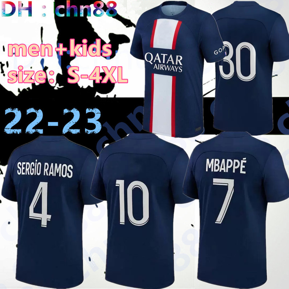 HAKIMI maillot de foot 20 21 22 23 soccer jersey 2022 2023 MBAPPE shirt men kids hommes enfants VERRATTI MARQUINHOS KIMPEMBE fourth STAR SPECIAL RAMOS PsGs champion, 22-23 kids home
HAKIMI maillot de foot 20 21 22 23 soccer jersey 2022 2023 MBAPPE shirt men kids hommes enfants VERRATTI MARQUINHOS KIMPEMBE fourth STAR SPECIAL RAMOS PsGs champion, 22-23 kids home