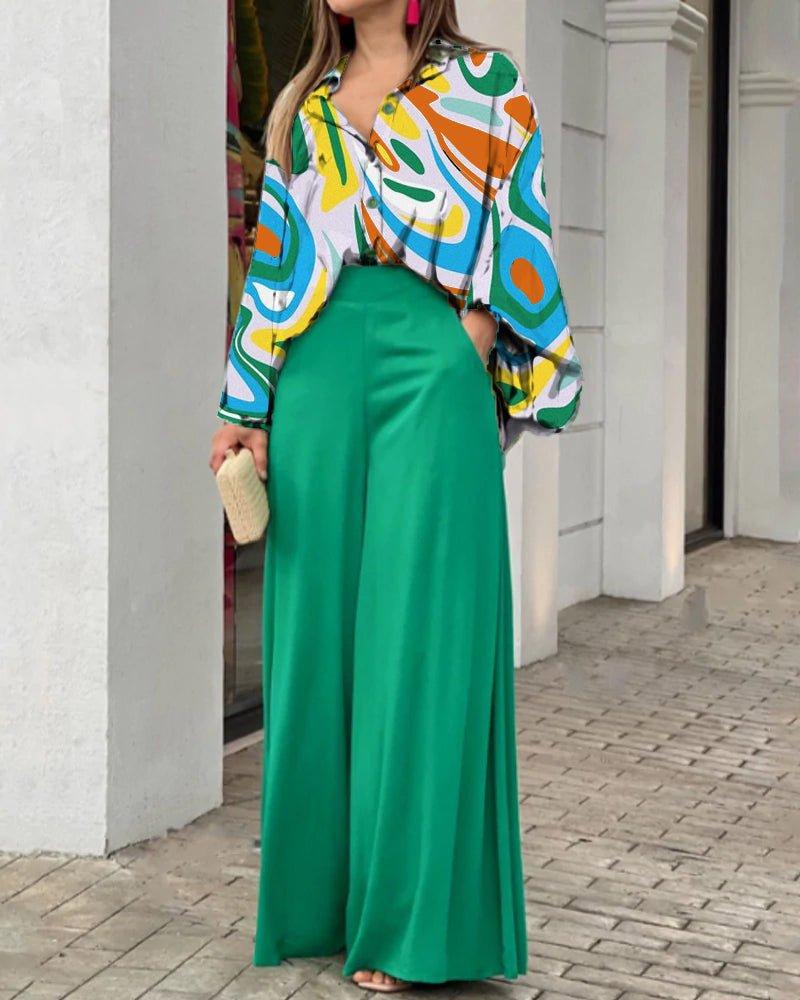 Women' Two Piece Pants Summer Casual Women' Loose Vintage Boho Print Shirt Commuter Wide Leg Suits Set Lady Fashion Arrival 2022Women, Black
Women' Two Piece Pants Summer Casual Women' Loose Vintage Boho Print Shirt Commuter Wide Leg Suits Set Lady Fashion Arrival 2022Women, Black