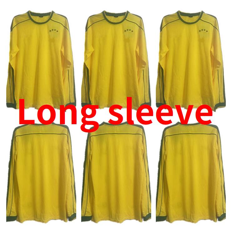 Long sleeve 1998 retro Brasil soccer jerseys Carlos Romario Ronaldo Ronaldinho camisa de futebol BraziLS RIVALDO ADRIANO football shirts
Long sleeve 1998 retro Brasil soccer jerseys Carlos Romario Ronaldo Ronaldinho camisa de futebol BraziLS RIVALDO ADRIANO football shirts