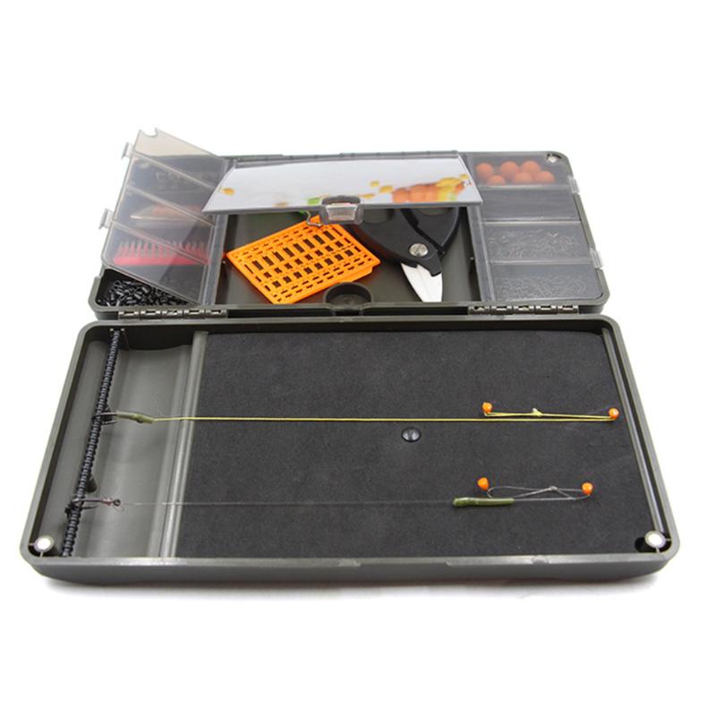 Fishing Accessories Slots Carp Rig Storage Case Compartment Tackle Box Swivels Hook Bait BoxesFishing
Fishing Accessories Slots Carp Rig Storage Case Compartment Tackle Box Swivels Hook Bait BoxesFishing
