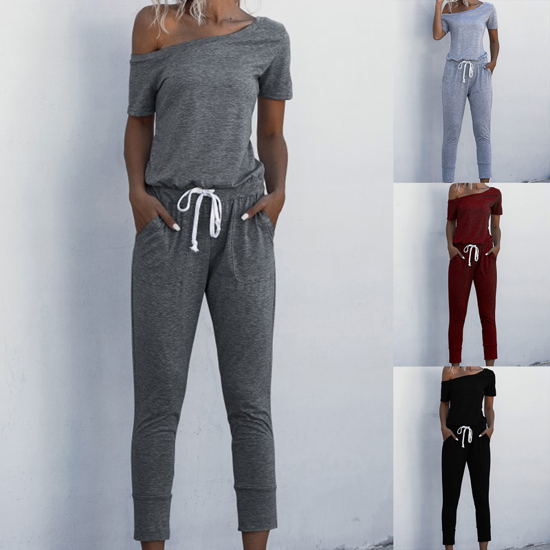 Summer Women Elegant Short Sleeve Pants Sets Female Casual Outfits Jogger Two Piece Set Korean Sports Suit Solid Color Cotton Tr D220611