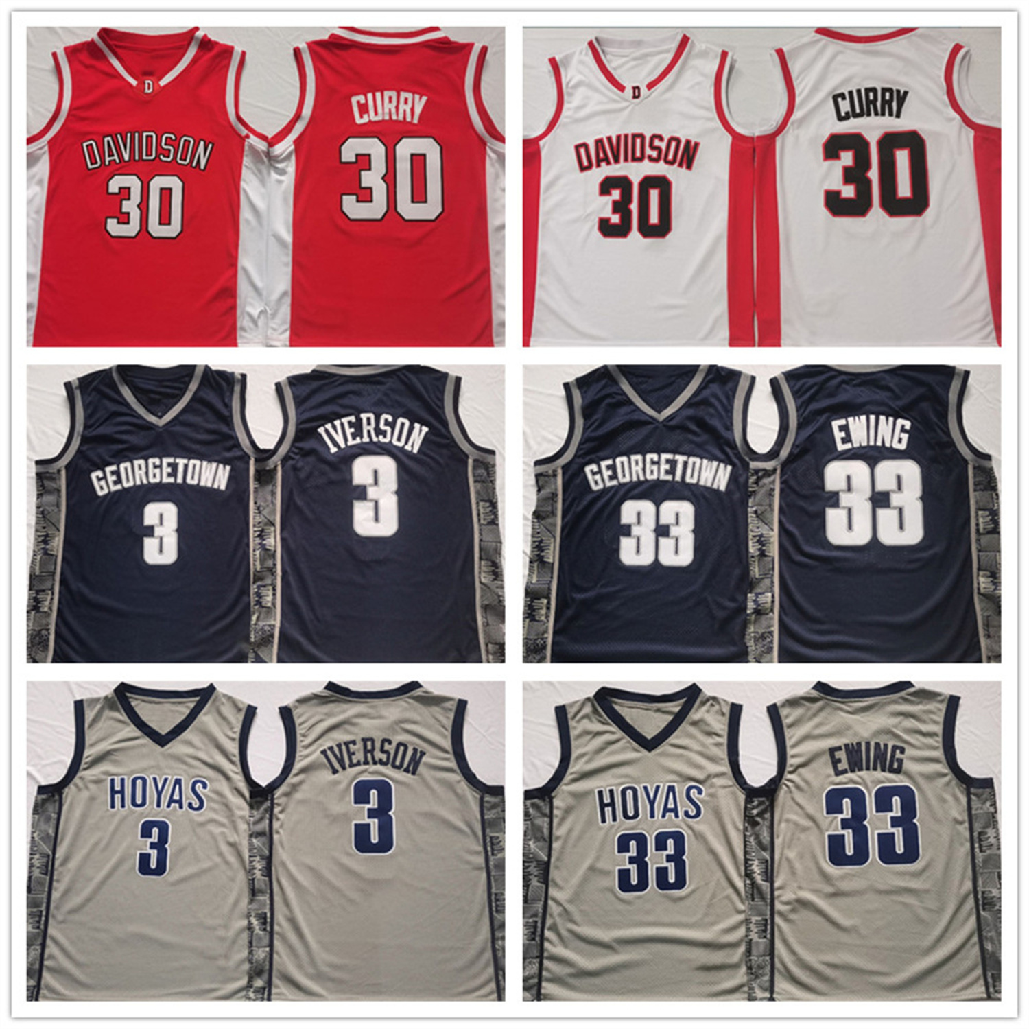 2022 NCAA Final Four Stitched College Basketball Jersey Davidson Wildcats Red 30 Stephen CURRY Jerseys Georgetown Hoyas 3 Allen Iverson Jerseys 33 Patrick Ewing, Georgetown hoyas blue #3 iverson
2022 NCAA Final Four Stitched College Basketball Jersey Davidson Wildcats Red 30 Stephen CURRY Jerseys Georgetown Hoyas 3 Allen Iverson Jerseys 33 Patrick Ewing, Georgetown hoyas blue #3 iverson