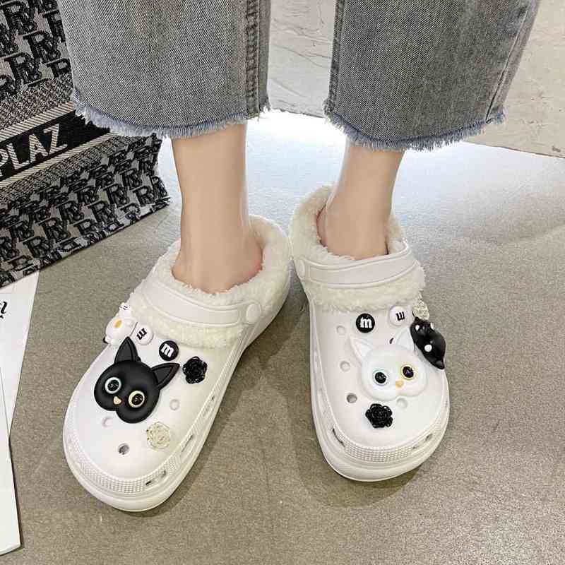 sandals Winter Women Slippers 6Cm Platform Clogs Warm Hairy Female Fur Indoor Home Cotton Shoes Fluffy Slides Plush 40 220623, Pink-no charms
sandals Winter Women Slippers 6Cm Platform Clogs Warm Hairy Female Fur Indoor Home Cotton Shoes Fluffy Slides Plush 40 220623, Pink-no charms