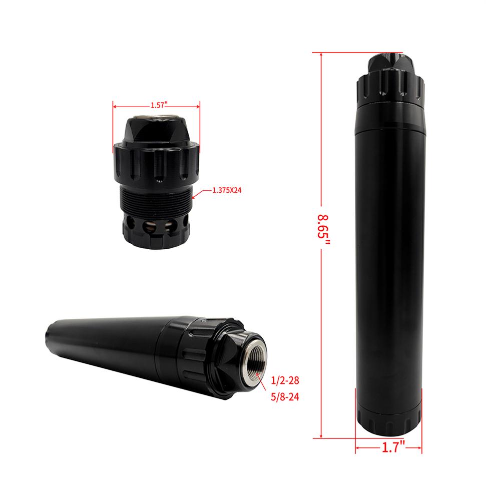 1 7''x8 65''L Solvent Trap Fuel Filter 1-3 16x24 1 375 x 24 Stainless Steel Booster Liberty Centurion assembly2781
1 7''x8 65''L Solvent Trap Fuel Filter 1-3 16x24 1 375 x 24 Stainless Steel Booster Liberty Centurion assembly2781