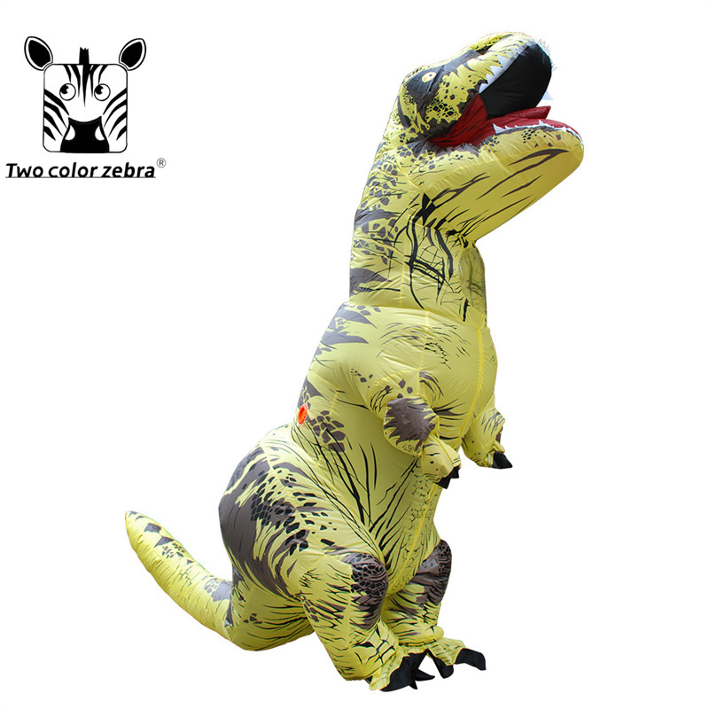 Cosplay TREX Dinosaur Inflatable Costume Party Costumes Fancy Mascot Anime Halloween Costume For Adult Kids Dino Cartoon 220812