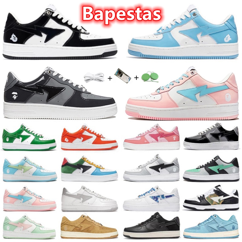 2023 Casual Shoe Bapestas Men Running Shoes Sneaker Patent Leather Blue Orange Green Black White Pastel Camo Beige Suede Leather Mens Trainers Sports Sneakers 36-45, Color#10
2023 Casual Shoe Bapestas Men Running Shoes Sneaker Patent Leather Blue Orange Green Black White Pastel Camo Beige Suede Leather Mens Trainers Sports Sneakers 36-45, Color#10
