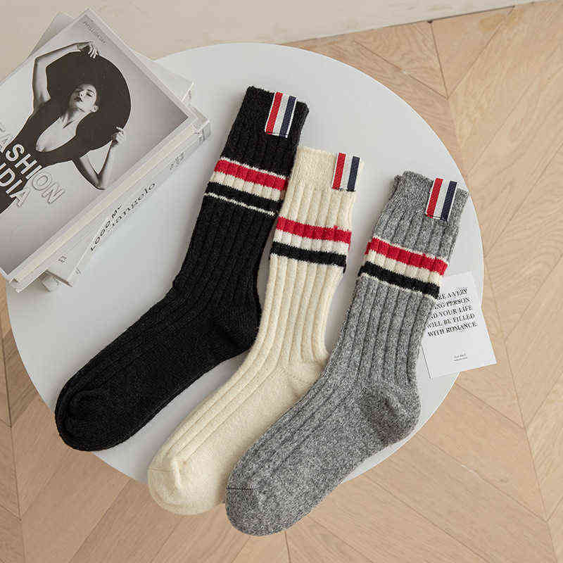 TB autumn and winter high-grade thickened high tube socks pile socks warm wool socks in winter soft and versatile fashion, Black
TB autumn and winter high-grade thickened high tube socks pile socks warm wool socks in winter soft and versatile fashion, Black