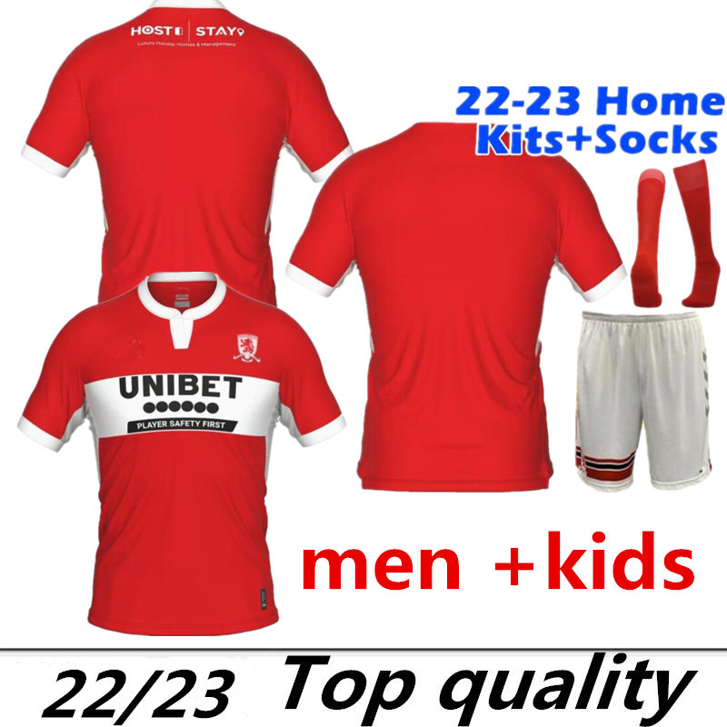 22 23 Middlesbrough Mens Soccer Jerseys 2022 2023 TAVERNIER PAYERO SPORAR HOWSON Crooks MCNAIR WATMORE BOLA Coburn Jones Home Football Shirt Short Sleeve Uniforms
22 23 Middlesbrough Mens Soccer Jerseys 2022 2023 TAVERNIER PAYERO SPORAR HOWSON Crooks MCNAIR WATMORE BOLA Coburn Jones Home Football Shirt Short Sleeve Uniforms
