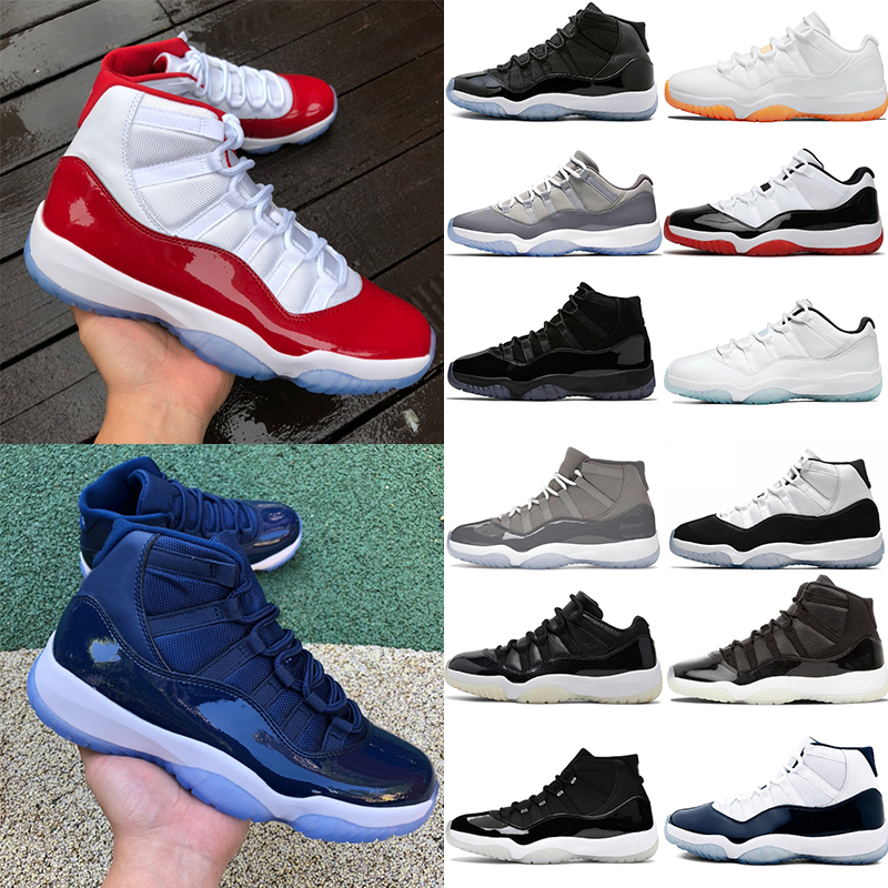 High Cherry 11 Basketball Shoes 11s Cool Grey Low 72-10 25th AnniversaryLegend Blue Bred Concord Space Jam Mens Womens Sports Sneakers XI Trainers
High Cherry 11 Basketball Shoes 11s Cool Grey Low 72-10 25th AnniversaryLegend Blue Bred Concord Space Jam Mens Womens Sports Sneakers XI Trainers