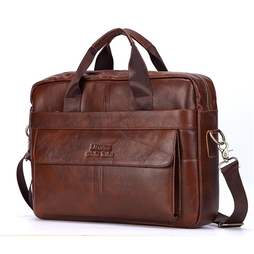 Men Genuine Leather Handbags Casual Leather Laptop Bags Male Business Travel Messenger Bags Mens Crossbody Shoulder Bag 201125
Men Genuine Leather Handbags Casual Leather Laptop Bags Male Business Travel Messenger Bags Mens Crossbody Shoulder Bag 201125