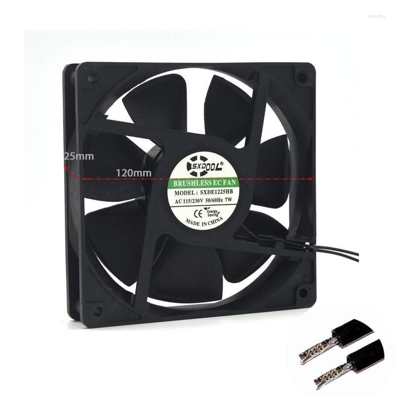 

Fans & Coolings Motor Brushless Axial Fan 120 25 Mm 120mm 12cm 115V 230V 7W 2600RPM 100.2CFM High Quality Strong Air Flow Low EnergyFans