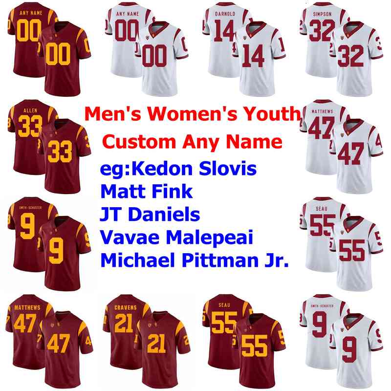 Custom USC Trojans Jerseys Womens Marcus Allen Jersey Clay Matthews Matt Barkley Ronnie Lott Troy Polamalu College Football Jerseys Stitched, Women's white
Custom USC Trojans Jerseys Womens Marcus Allen Jersey Clay Matthews Matt Barkley Ronnie Lott Troy Polamalu College Football Jerseys Stitched, Women's white