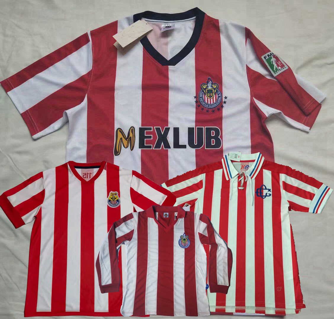 Retro classic Chivas regal 1996 1997 2007 2008 soccer jerseys Guadalajara 60 100 110 115 years football shirt, 110 years
Retro classic Chivas regal 1996 1997 2007 2008 soccer jerseys Guadalajara 60 100 110 115 years football shirt, 110 years