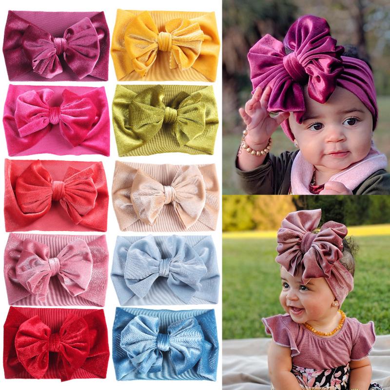 Hair Accessories Velvet Baby Headband Turban Big Bowknot Girls For Born Bow Band Children Kid Head Wrap, Random 1pcs
Hair Accessories Velvet Baby Headband Turban Big Bowknot Girls For Born Bow Band Children Kid Head Wrap, Random 1pcs