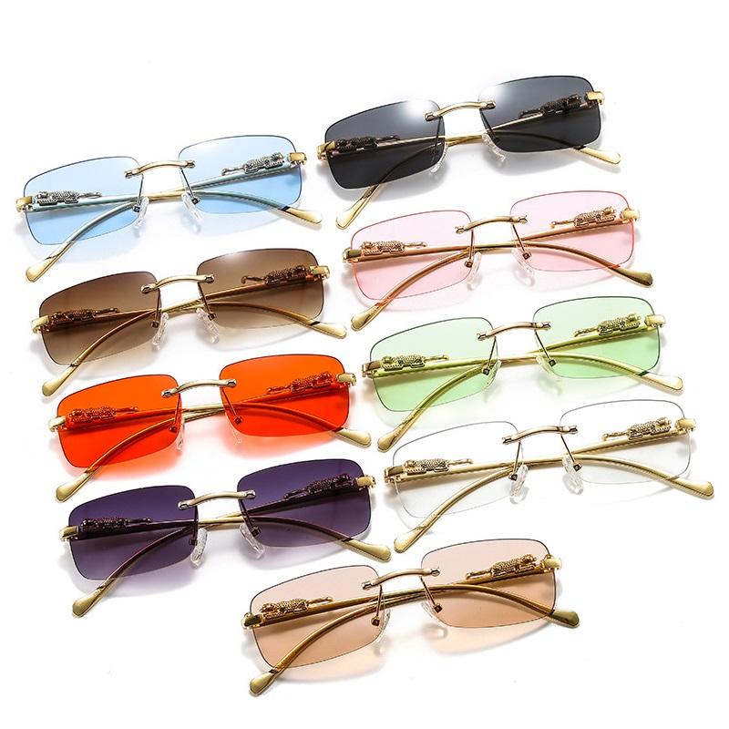 Sunglasses Wholesale High End Retro Panther Metal Leg Square Rimless Rectangle Frameless Tinted UV Protection Shades For WomenSunglasses
Sunglasses Wholesale High End Retro Panther Metal Leg Square Rimless Rectangle Frameless Tinted UV Protection Shades For WomenSunglasses