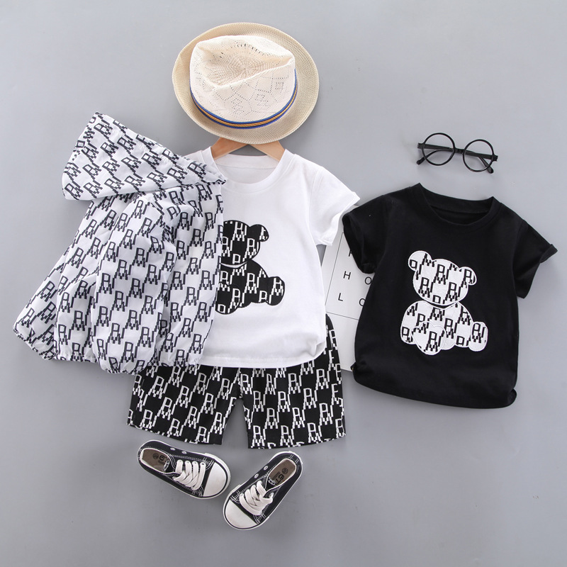 Toddler Boys Girls Full Print Letter 3pcs Clothes Set 2022 Summer Baby Infant Thin Sunscreen Jacket+T-shirt+Shorts Kids Clothing, Black
Toddler Boys Girls Full Print Letter 3pcs Clothes Set 2022 Summer Baby Infant Thin Sunscreen Jacket+T-shirt+Shorts Kids Clothing, Black